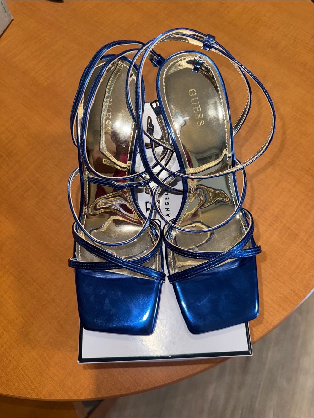 Guess Sadie strap medium blue 420 heels